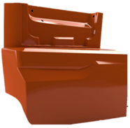 Conjunto Tampa de Estribo (LD e LE)